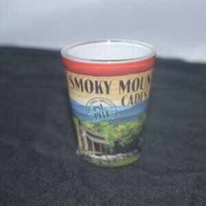 Great Smoky Mountains "Cades Cove" Souvenir Shot Glass – Est. 1934